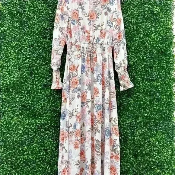 NANETTE LEPORE CREAM FLORAL DRESS. size 2 - Picture 2 of 9